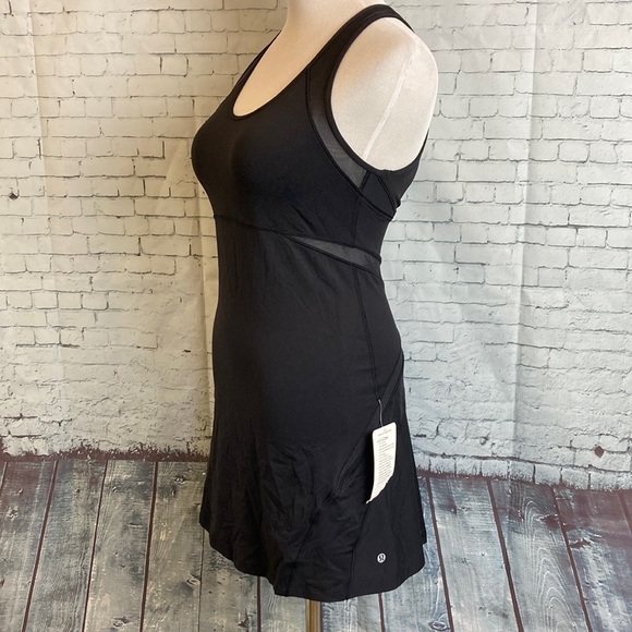 Lululemon NWT Love All Tennis Dress Size 6 Sheer Mesh Vacation Gym Athletic Gorp - Picture 1 of 16